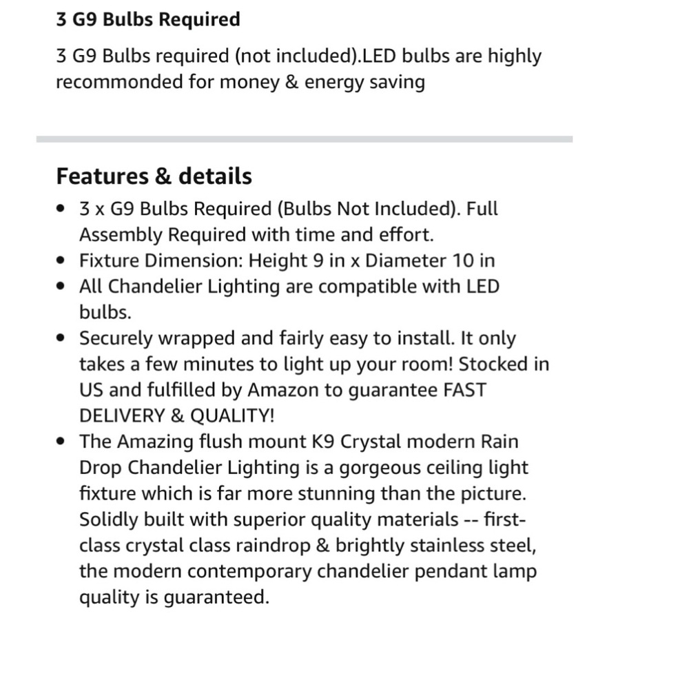 Crystal Raindrop Chandelier Lighting - Picture 9 of 11